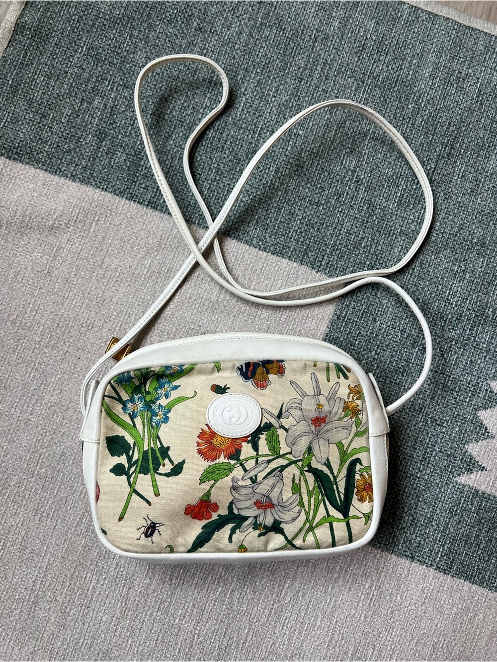 Gucci Floral Crossbody Purse